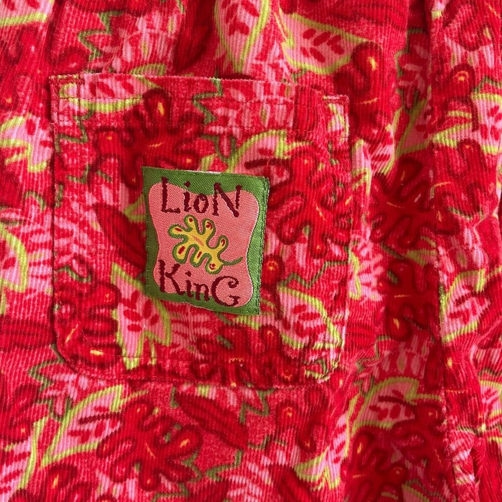 Disney Store Lion King Corduroy Pants Kids Size 4